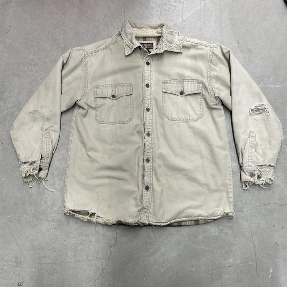 Levi's Other - Vintage 1990s Distressed Levi's Barn Jacket w/Fleece Lining | Size: M